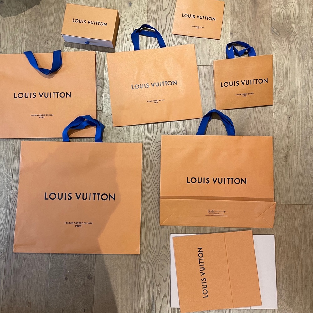 Louis Vuitton shopper bags and box